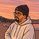Mohamed in cartoon style